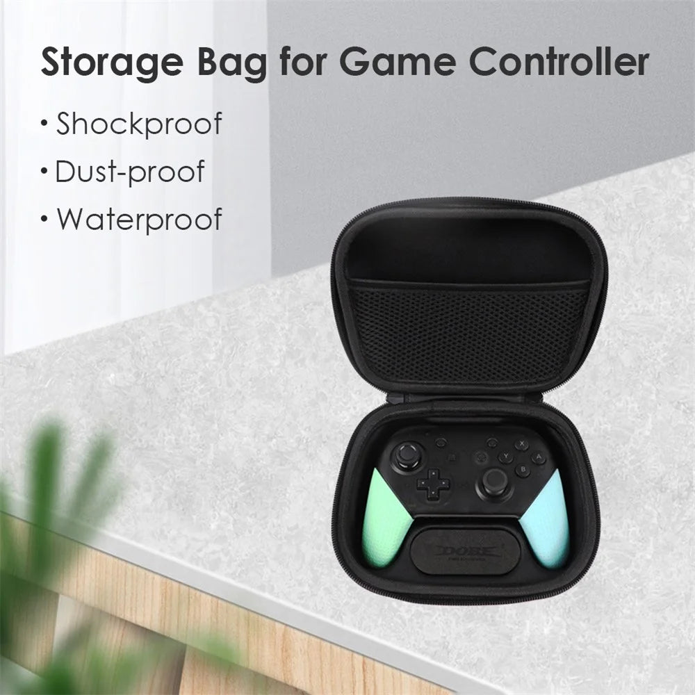 DOBE TY-18177 Game Controller Carrying Case for PS5/PS4/Switch Pro/Google Controller EVA Protective Holder Shockproof Storage Bag Traveling Case - 4