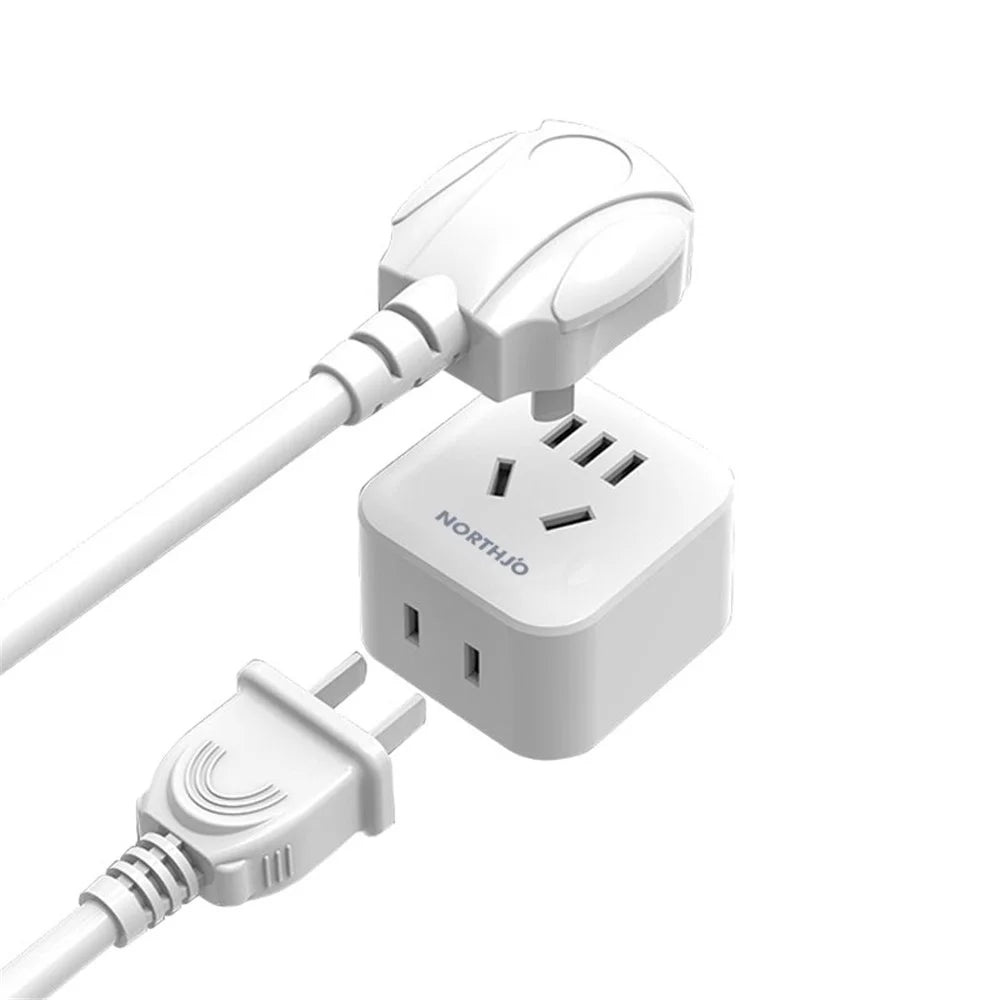 NORTHJO Portable AU to US/Japanese/AU Plug Adapter Travel Converter Socket - 2