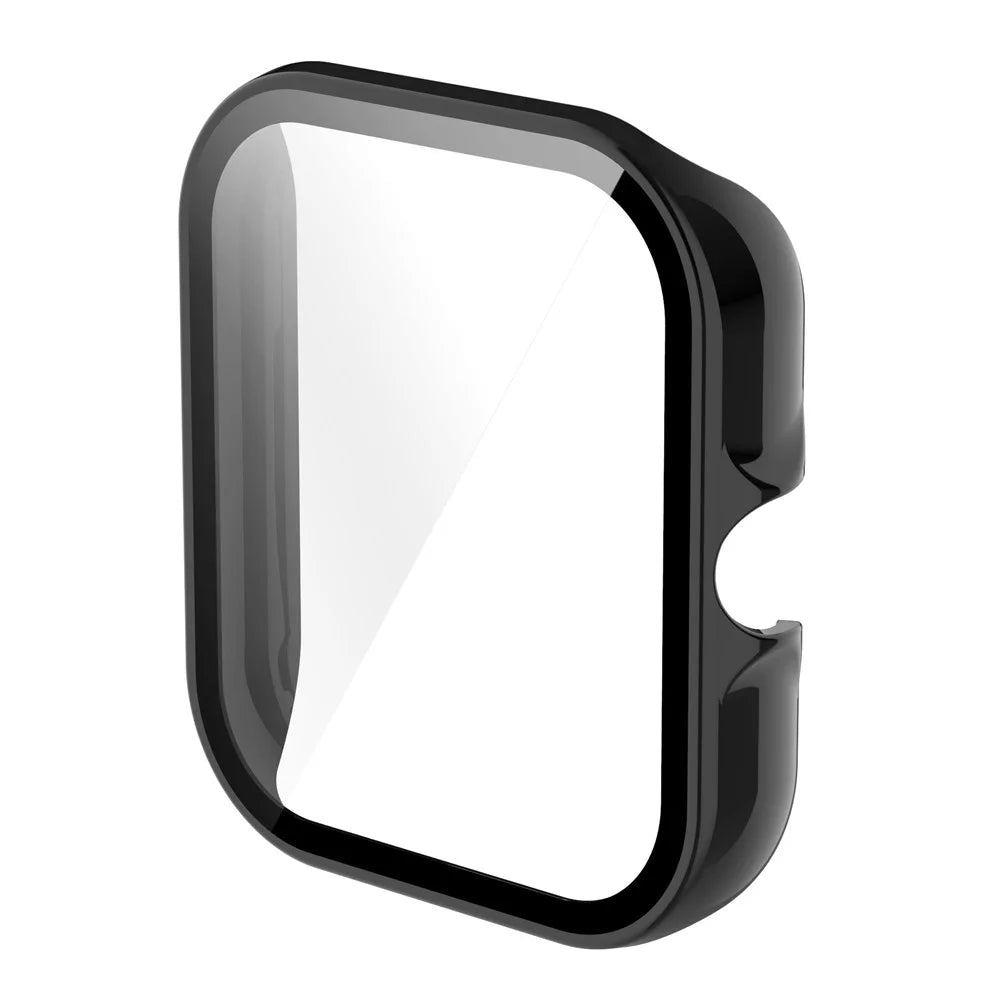 For Huami Amazfit GTS3 Drop-proof PC Watch Case Protective Cover with Tempered Glass Screen Protector - Black - 2
