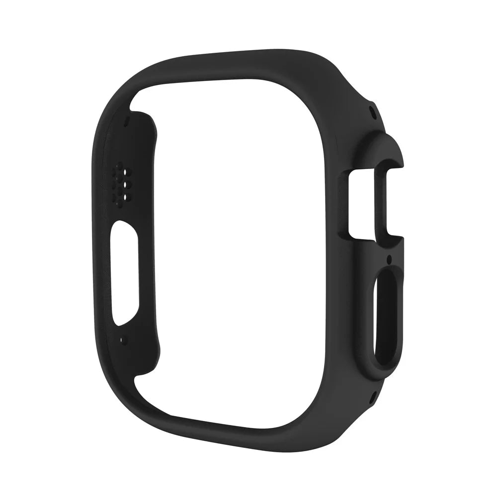 For Apple Watch Ultra 3 / Ultra 2 / Ultra 49mm Quick Release Watch Case Sports Watch PC Case Half Covering Watch Protector - Black - 2