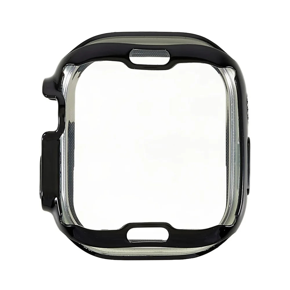 For Apple Watch Ultra 3 / Ultra 2 / Ultra 49mm Soft TPU Case HD High Sensitivity All Round Full Protection Anti-Fall Bumper Protective Cover - Black - 2