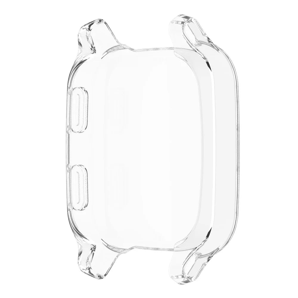 For Garmin Venu Sq  /  Venu Sq Music  /  Venu Sq 2  /  Venu Sq 2 Music Soft Transparent TPU Watch Case Electroplate Edges Overall Protective Cover - 2