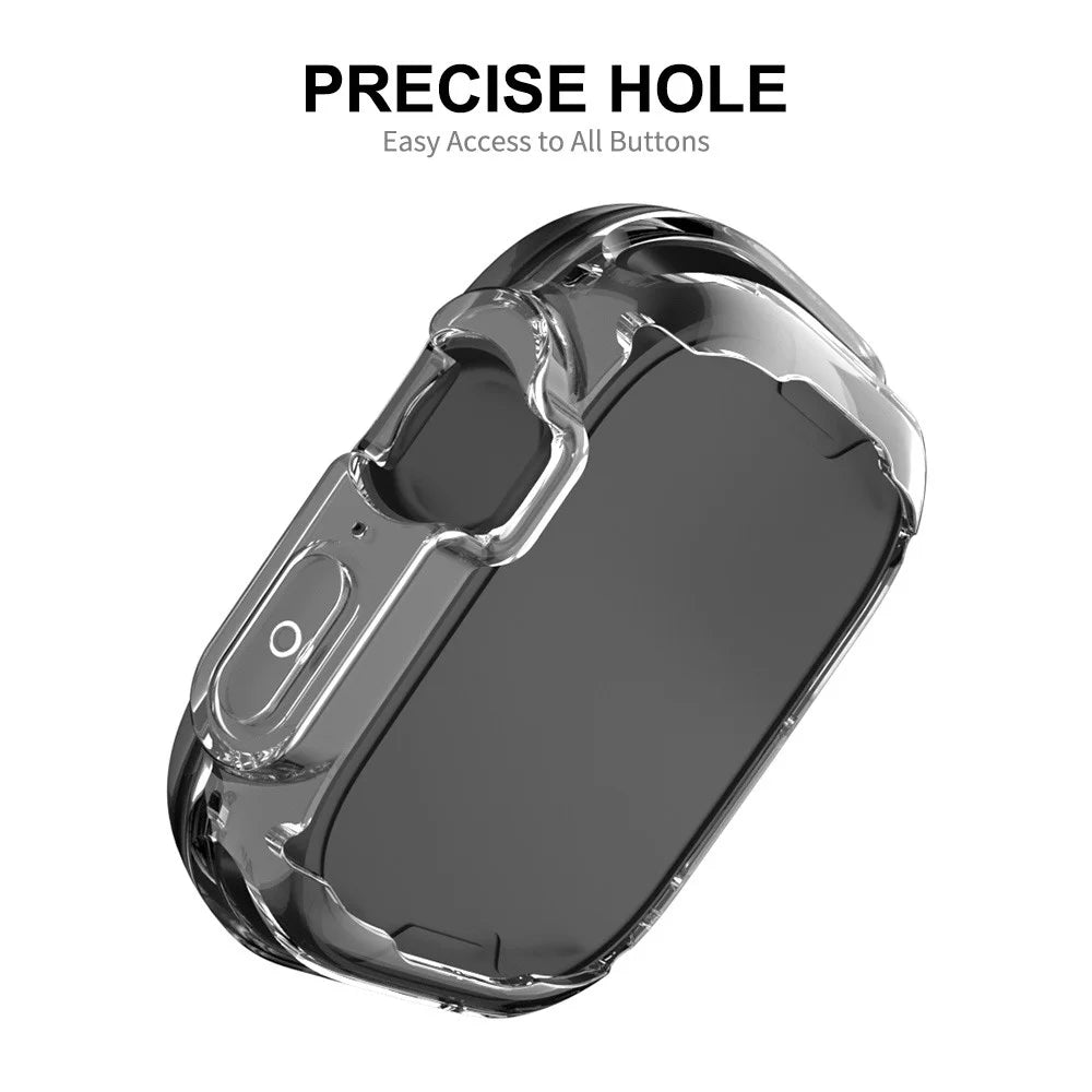 ENKAY HAT PRINCE For Apple Watch Ultra 3 / Ultra 2 / Ultra 49mm Soft TPU Full Coverage Protective Case Transparent Scratch-Proof Smartwatch Protector - 4
