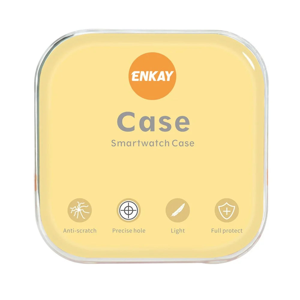 ENKAY HAT PRINCE For Samsung Galaxy Watch 4 / 5 44mm Anti-Moisture Waterproof Cover with Tempered Glass Screen Protector Hard PC All-Around Protective Case - Blue - 7