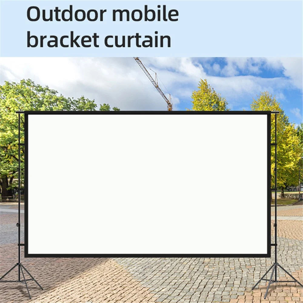 100-Inch Outdoor Photo Video Studio Adjustable Milk Silk White Background Backdrop Support System Tripod Stand 220x125CM - 2