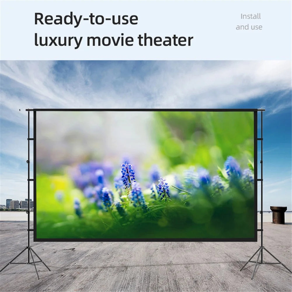 100-Inch Outdoor Photo Video Studio Adjustable Milk Silk White Background Backdrop Support System Tripod Stand 220x125CM - 3
