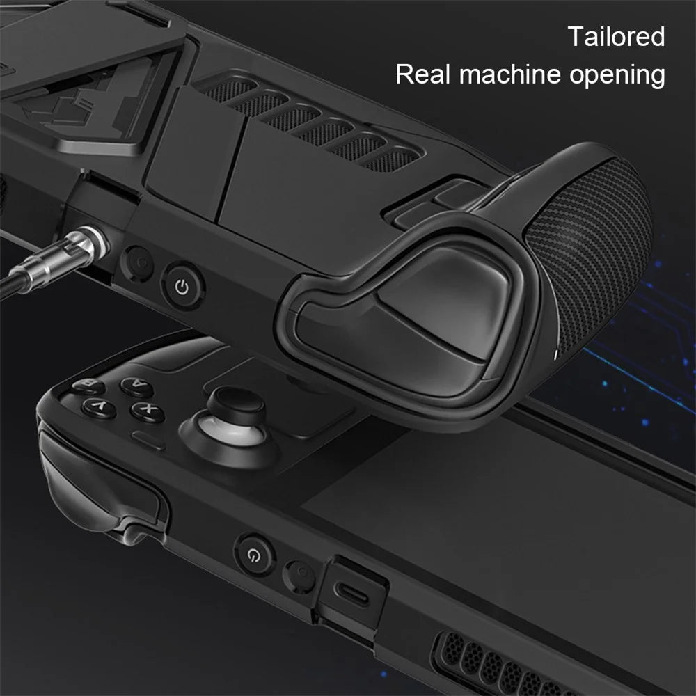 AOLION AL-ST1005 For Steam Deck Protective Case PC+TPU Shockproof Game Console Shell with Alloy Kickstand - 6