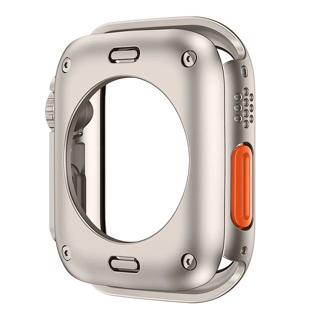 PC Watch Case for Apple Watch Series SE3 / SE2 / SE1 /  6 / 5 / 4 40mm , Full Coverage Protective Cover with Tempered Glass Screen Protector - Starlight - 2