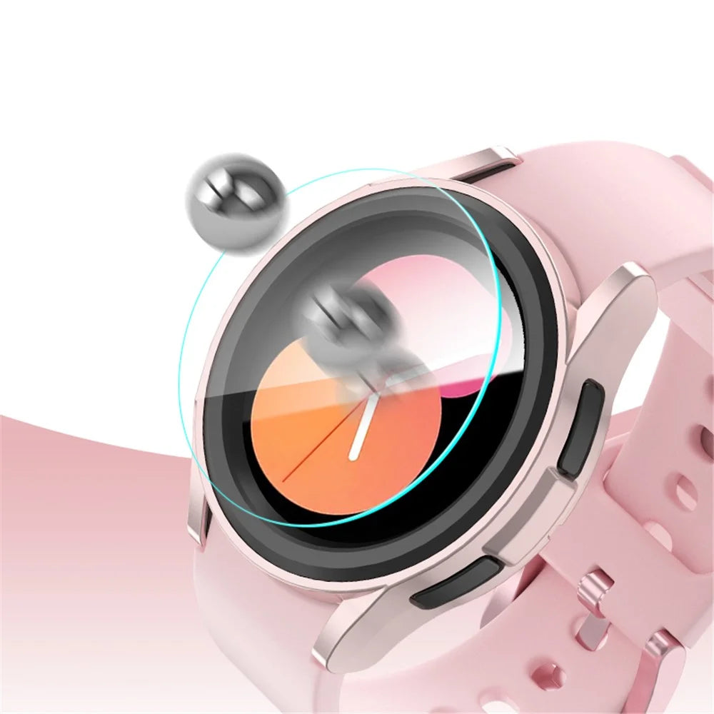 For Samsung Galaxy Watch6 44mm Anti-collision Matte Watch Case PC Hollow Protective Frame - Dark Green - 2