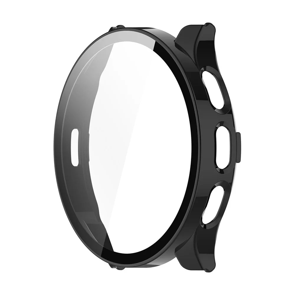 ENKAY Hat Prince For Garmin Venu 3S PC Watch Case Full Protective Cover with HD Tempered Glass Film - Black - 2