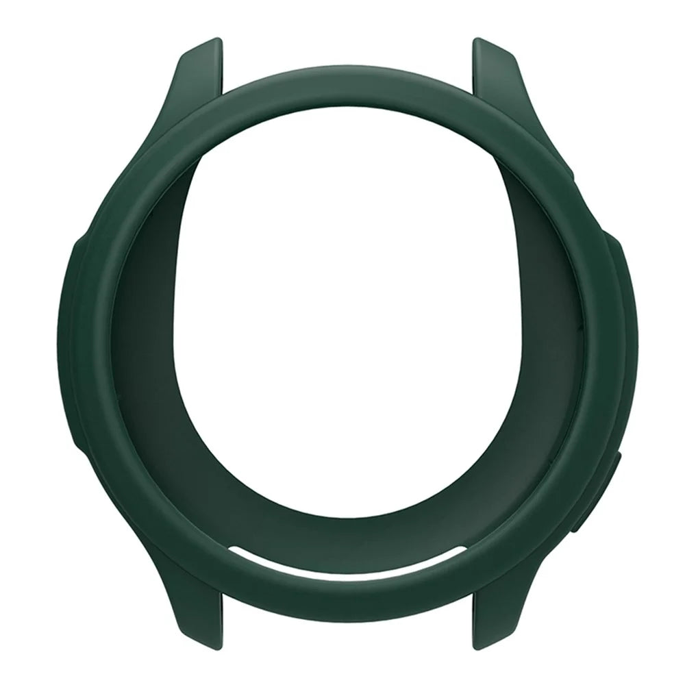 For Huami Amazfit Balance (A2286) Protective Frame Soft Silicone Protector Watch Case - Blackish Green - 2