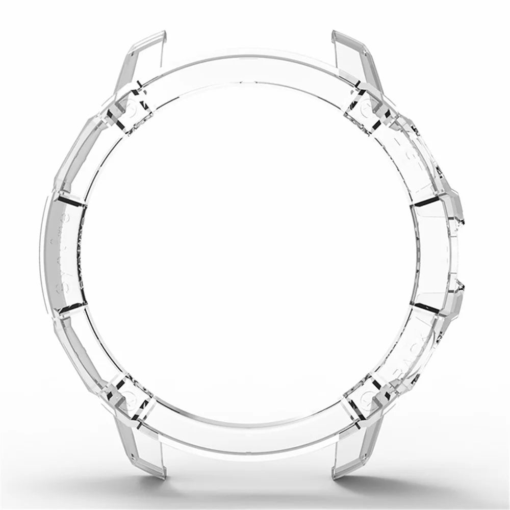 For Syntime 2 / 2 Pro Hard PC Case Half Coverage Watch Frame Cover - Transparent - 3