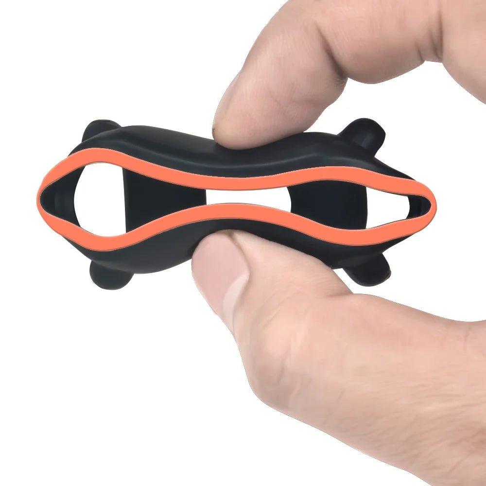 For Huami Amazfit Bip / Bip Lite Protective Edge Case Dual Color Silicone Watch Cover - Black+Orange - 6