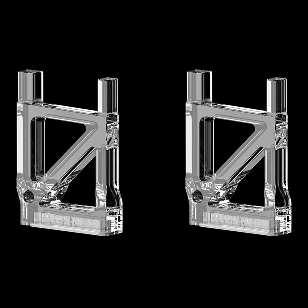 AOLION 1 Pair For Sony PS5 Slim Horizontal Place Storage Holder Mount Display Stand Game Console Accessory - Disc Edition / Square - 1