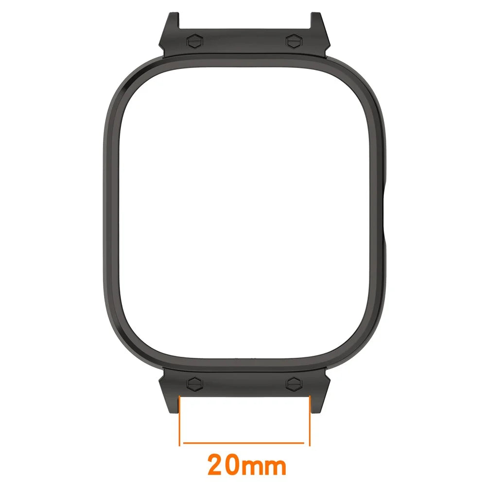 For Xiaomi Redmi Watch 5 / Redmi Watch 4 Case Anti-Drop Metal Watch Cover 20mm - Black - 3