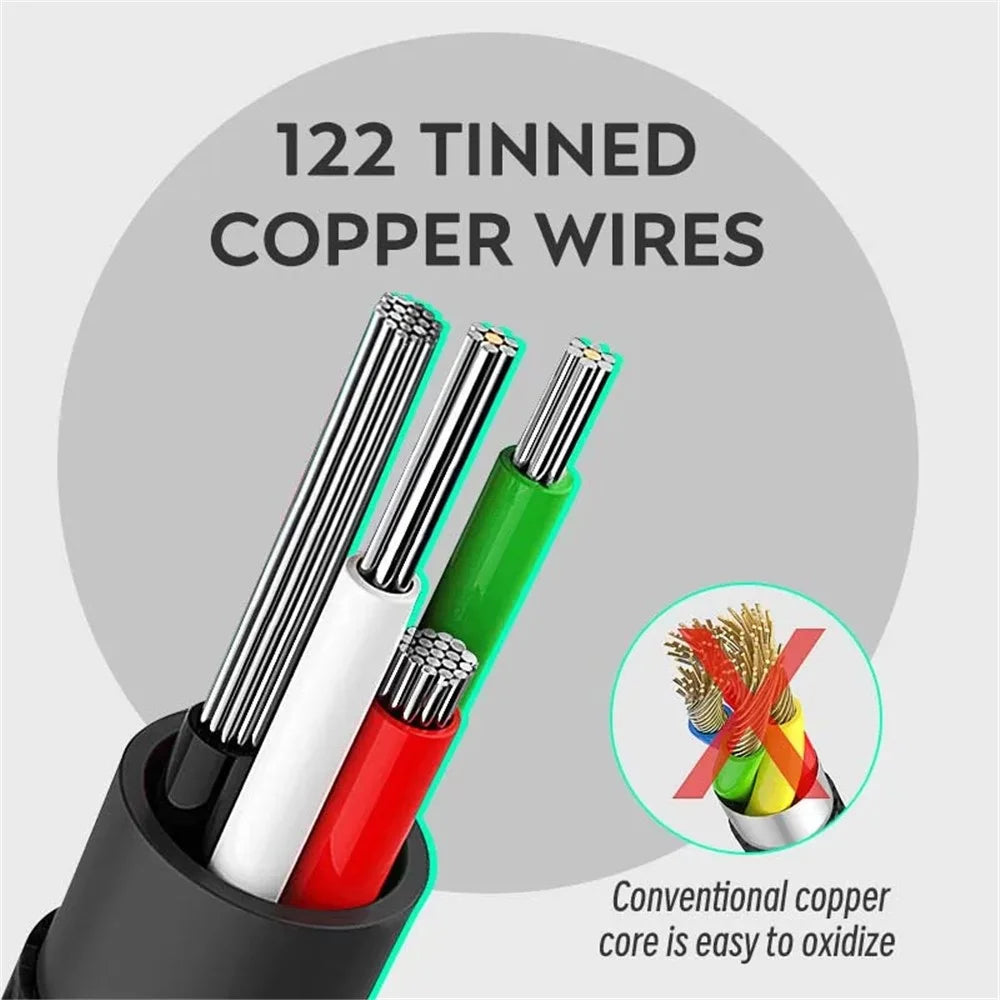 For Sony PS4 USB to Micro-USB 2A Charging Cable Game Controller Charger Cord, 1m - 5