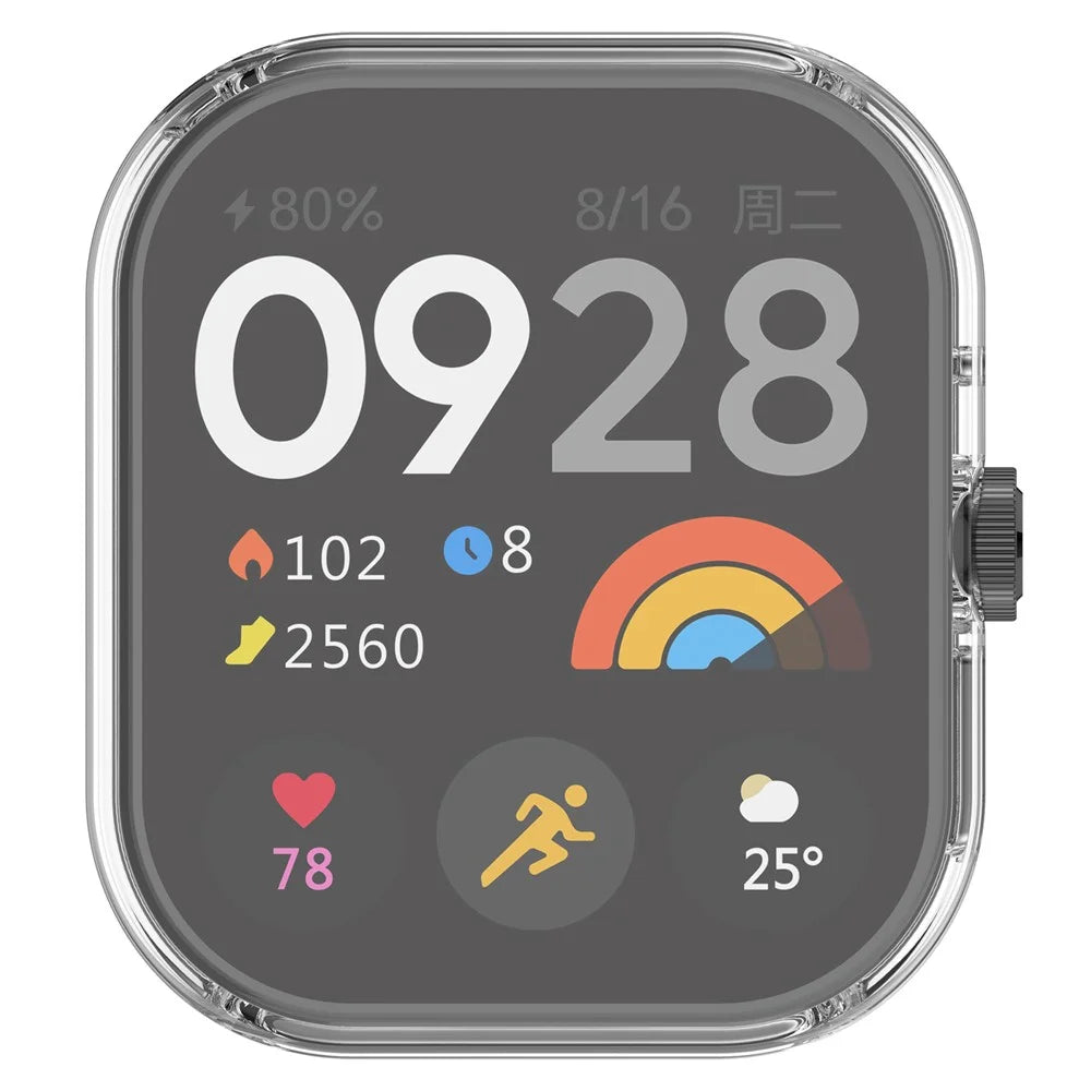 For Xiaomi Redmi Watch 4 TPU Watch Protective Case Transparent Anti-collision Frame - 4
