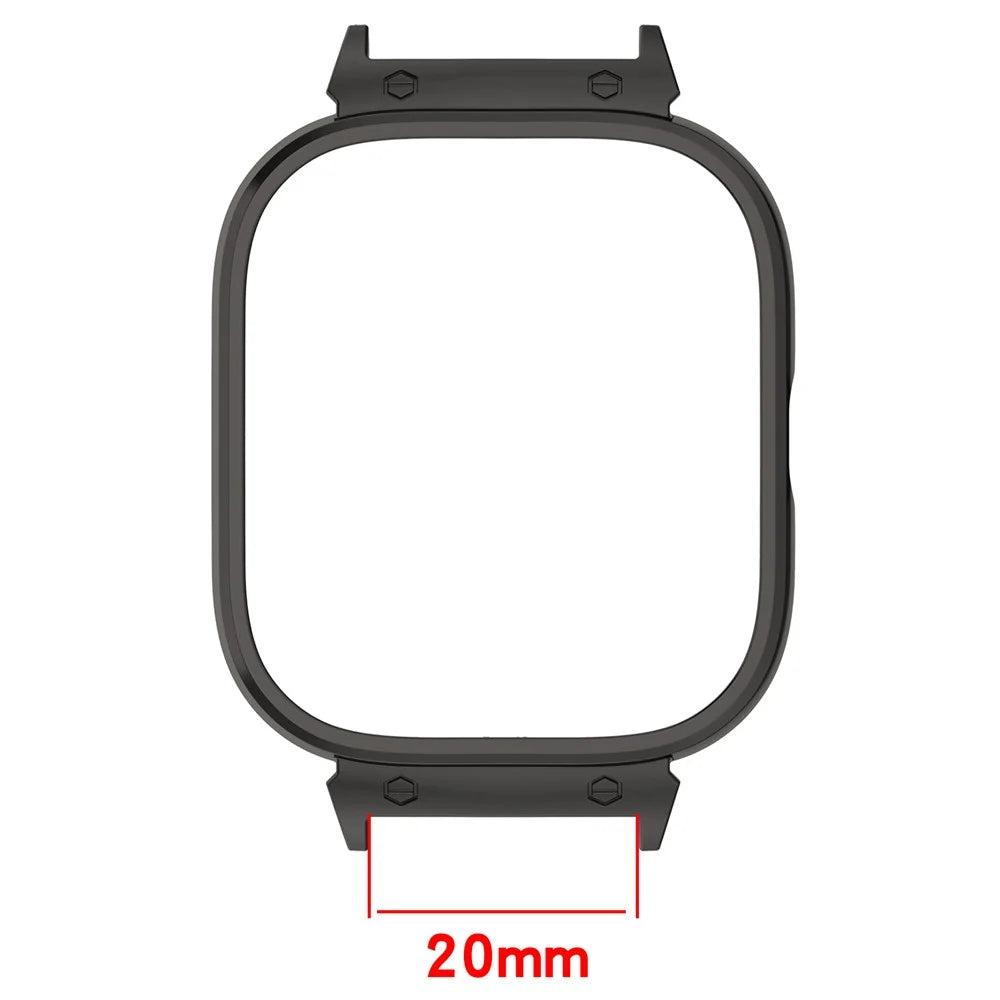 For Nothing CMF Watch Pro (D395) Smart Watch Case Metal Watch Protective Cover 20mm Watch Protector - Silver - 4