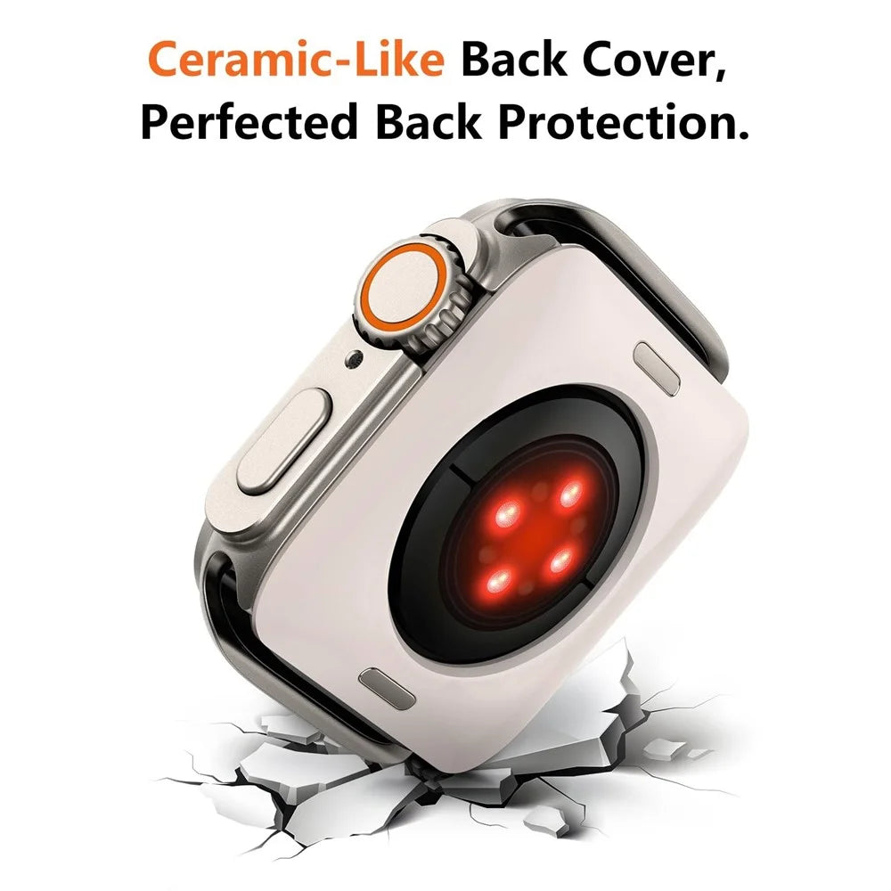 Watch Cover for Apple Watch Series SE3 / SE2 / SE1 /  6 / 5 / 4 44mm Aluminum Alloy Protective Case - Titanium - 2