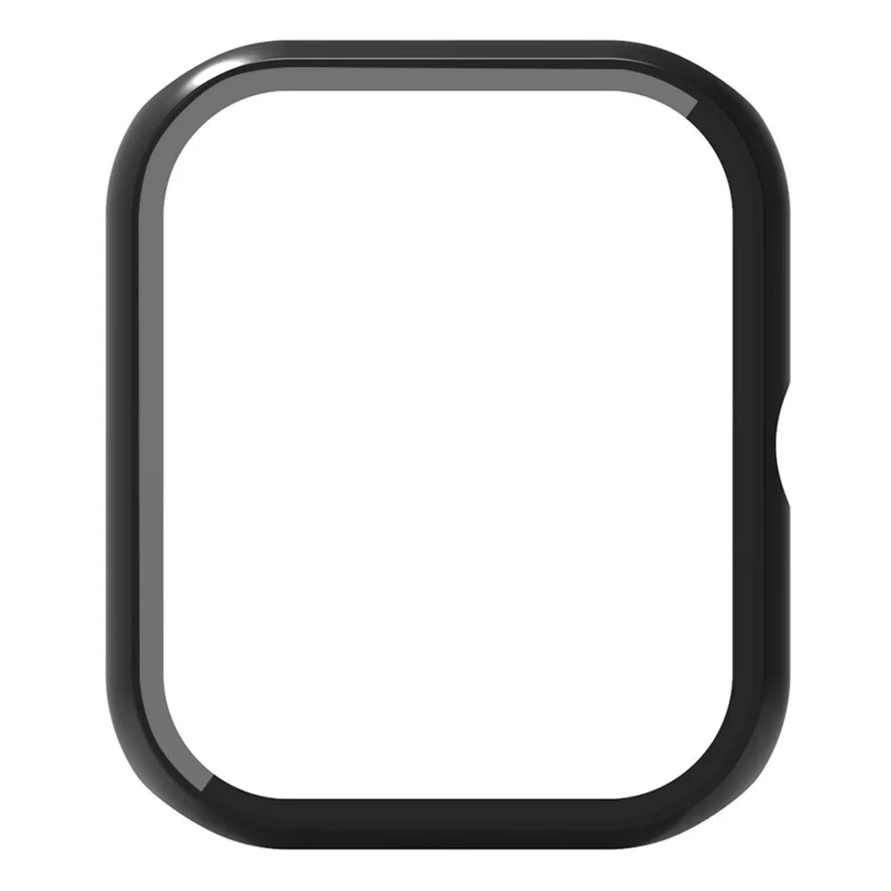For Haylou GST Lite(LS13) / GST(LS09B) Case Hard PC Watch Case Cover with Screen Protector - Black - 3