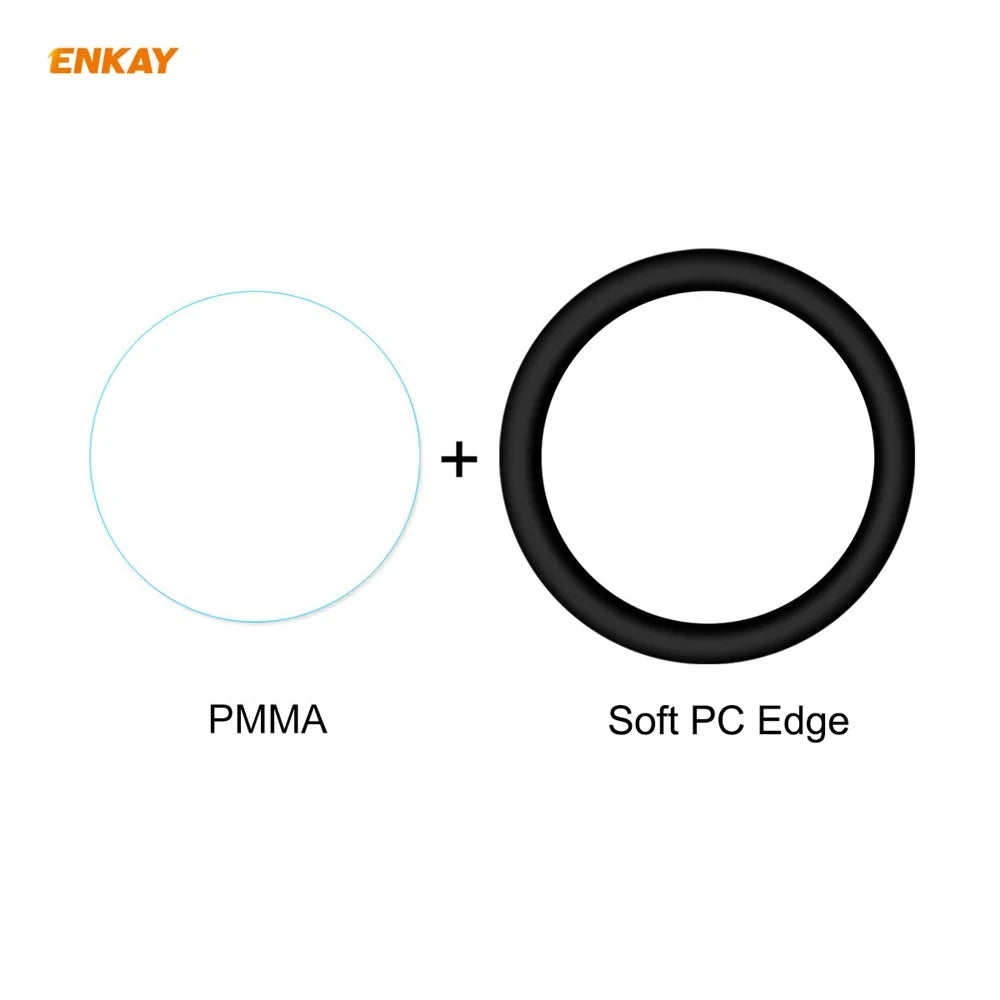 2Pcs/Set ENKAY HAT PRINCE 3D PC Edge + PMMA Full Screen Protective Film for Huawei Watch GT 2 42mm - 3
