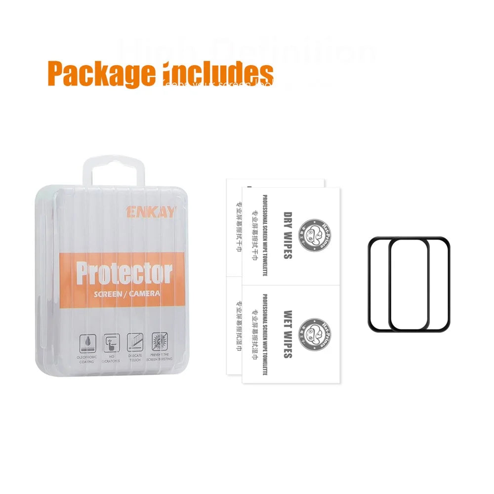 ENKAY HAT PRINCE 2Pcs For Samsung Galaxy Fit3 PMMA Screen Protector 3D Curved Edge HD Clear Watch Film - 6