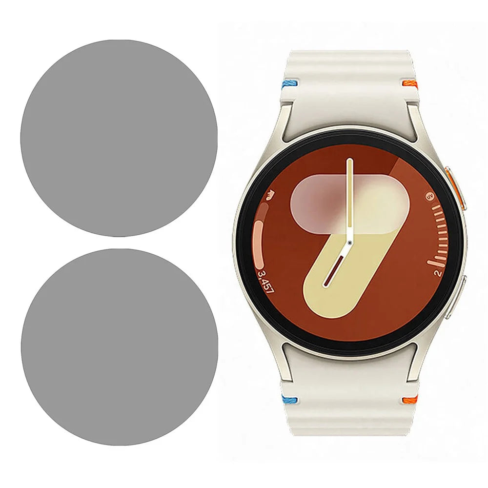 2Pcs For Samsung Galaxy Watch7 44mm / Watch6 44mm Screen Protector 2.5D Arc Edge Anti-Spy HD Watch Screen Film - 1