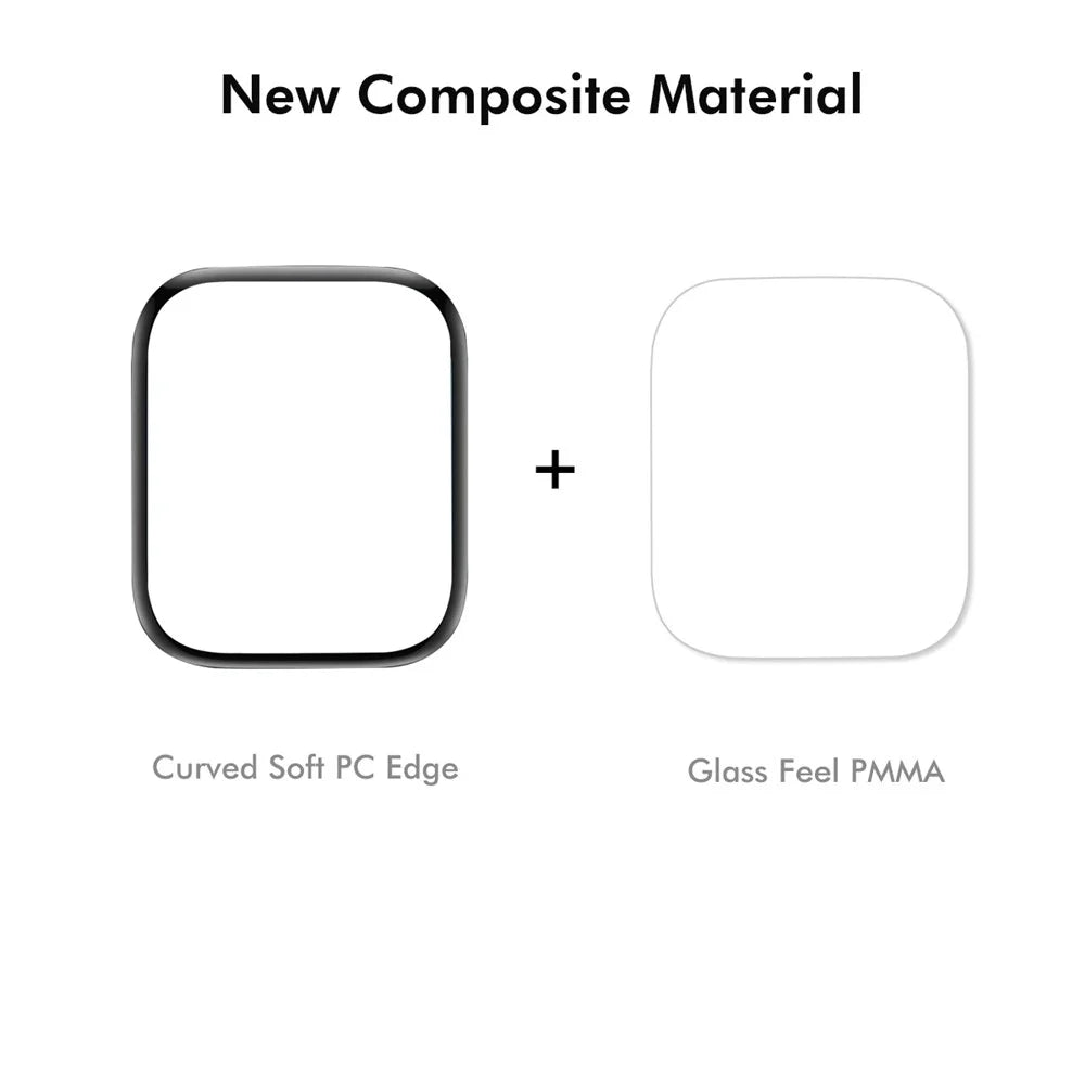 ENKAY HAT PRINCE For Apple Watch Series 11 42mm / 10 42mm 5Pcs Screen Protector   3D Curved PC + PMMA Ultra Clear Film - Transparent - 3
