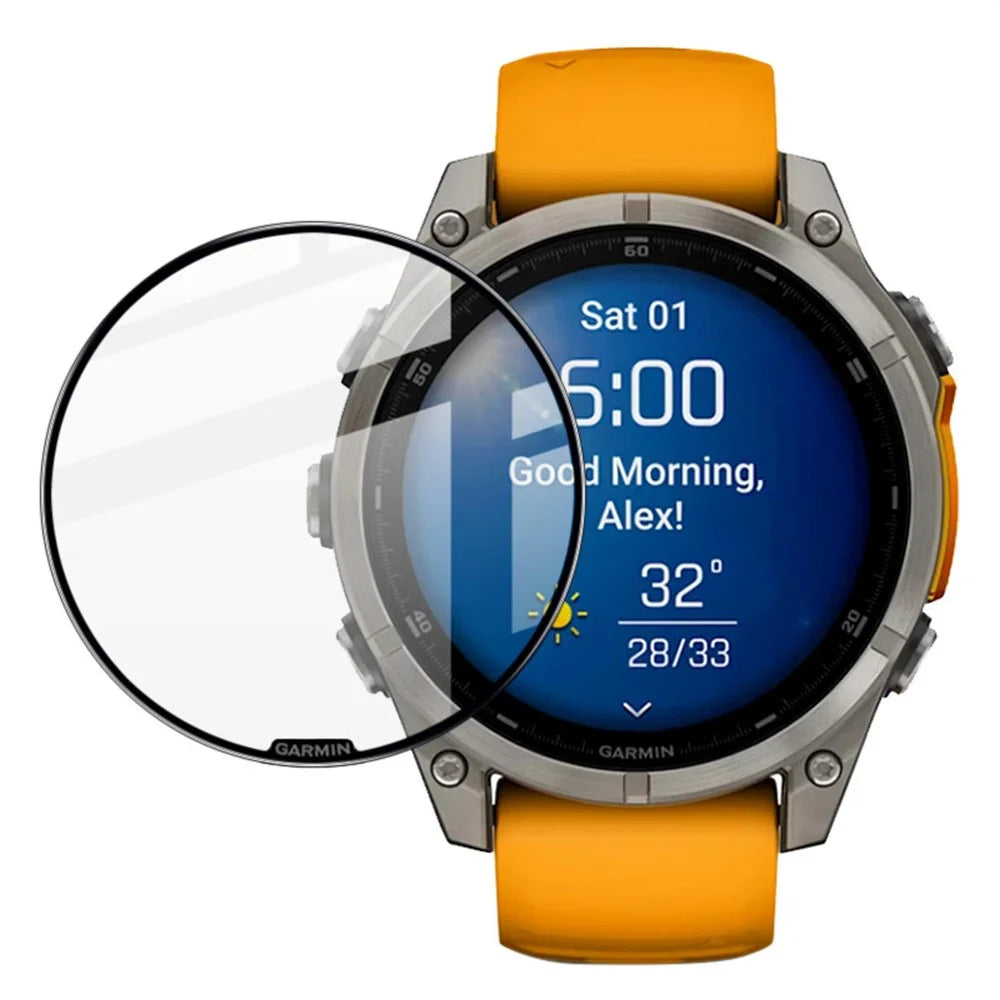 IMAK For Garmin Fenix 8 47mm AMOLED / Fenix 8 MIP Solar 47mm Screen Protector Anti-Scratch PMMA Watch Film - 1