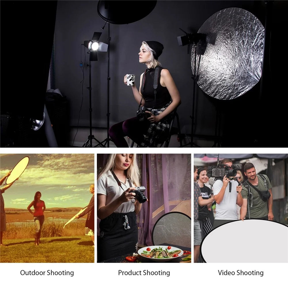 PULUZ 110cm 5 in 1 Photography Reflector Board Folding Photo Studio Reflector Disc - 6