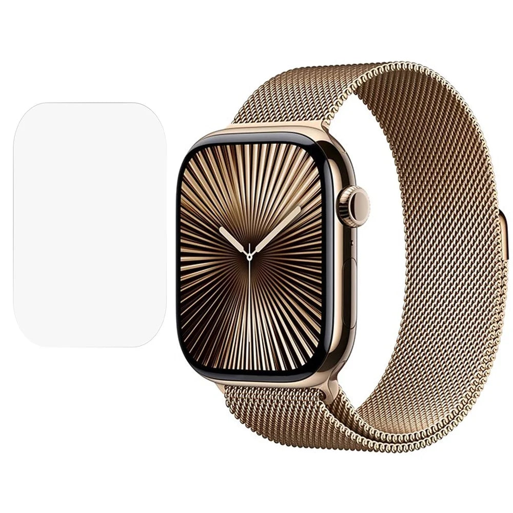 For Apple Watch Series 11 46mm / 10 46mm Hydrogel Full Screen Protector Transparent Soft Hydrogel TPU Watch Film - 1
