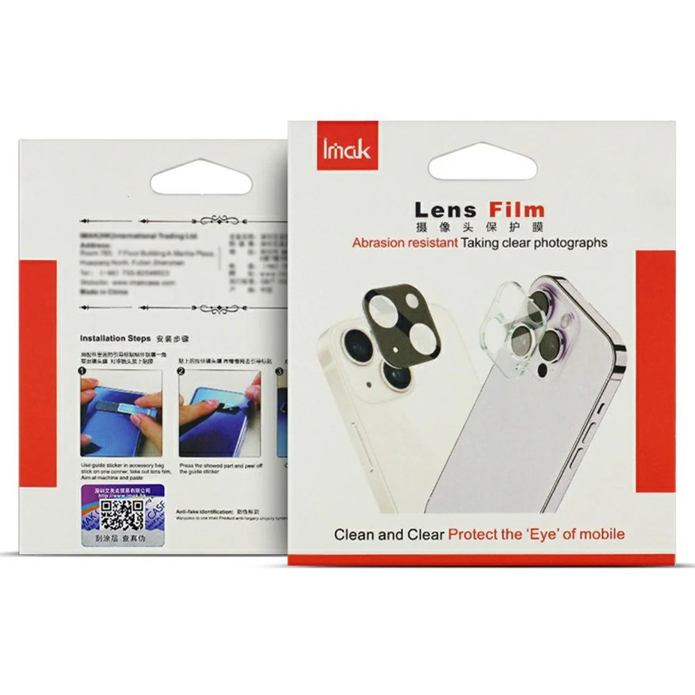 IMAK 2Pcs / Set For vivo Y300 Pro 5G Camera Lens Protector Ultra Clear Tempered Glass Lens Film - 6
