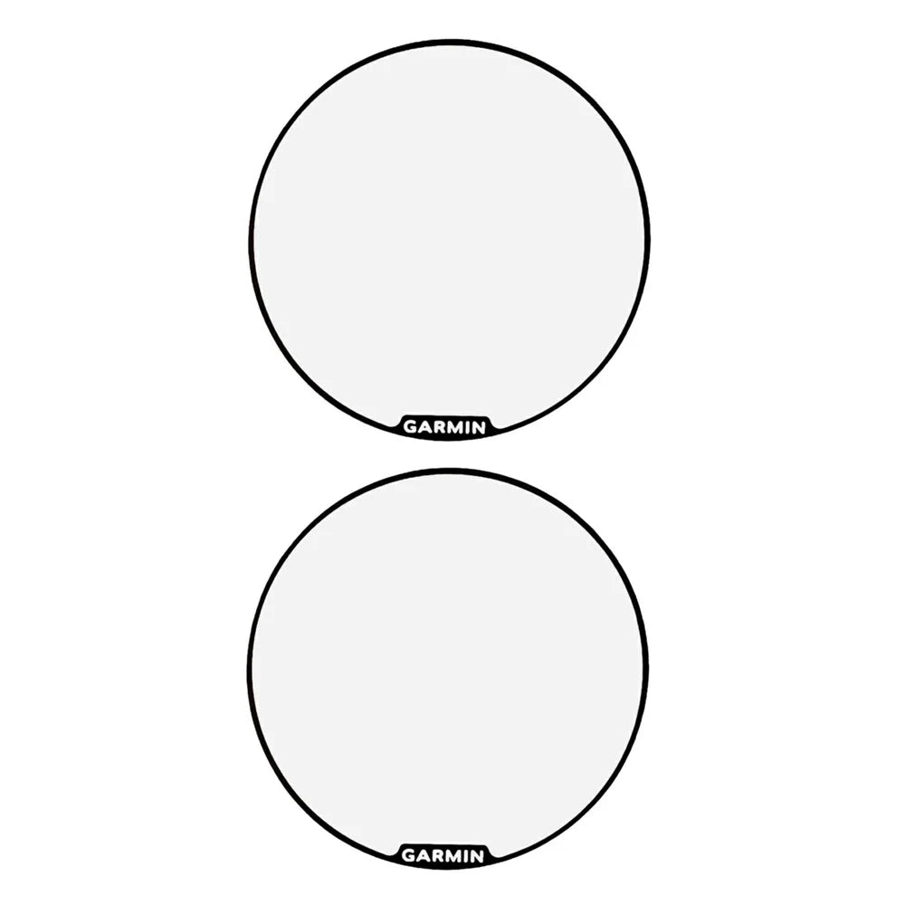 2Pcs / Pack For Garmin Fenix 8 47mm Watch Screen Protector HD Clear PMMA Film (Black Edge) - Black - 2