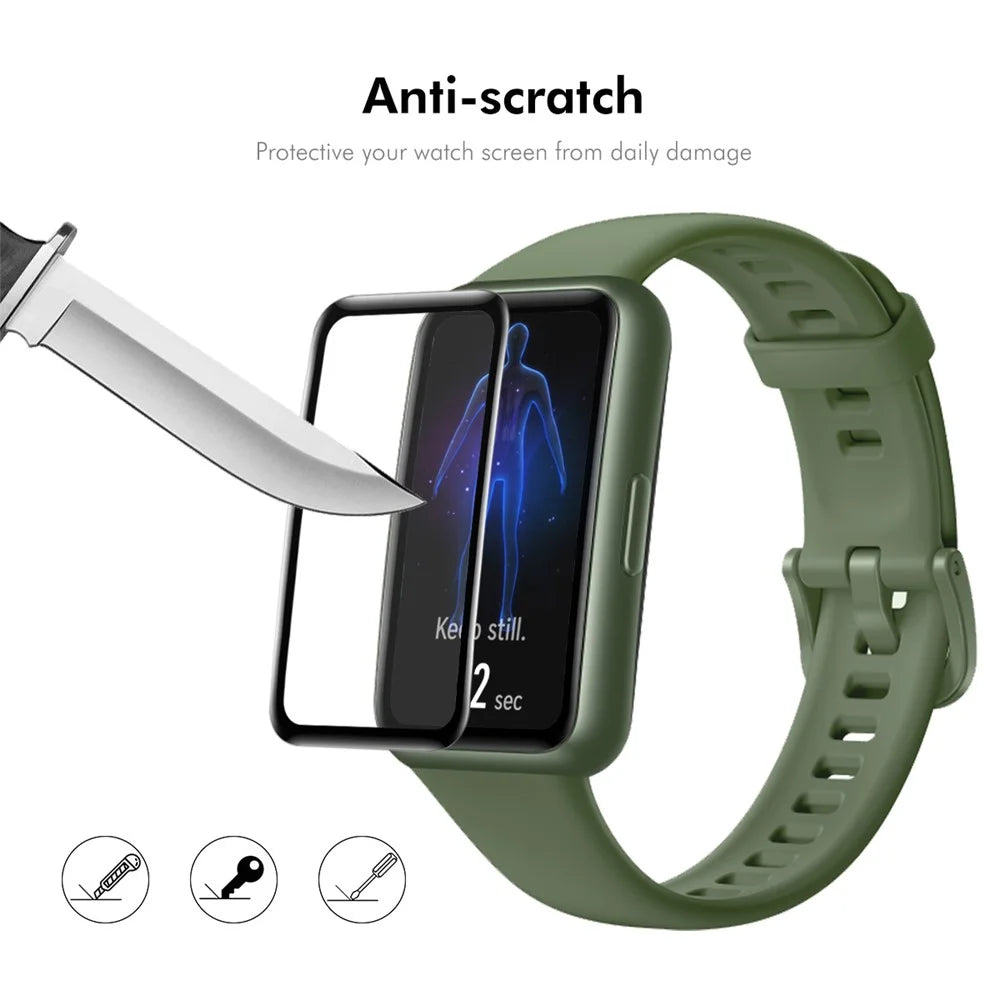 ENKAY HAT PRINCE For Xiaomi Smart Band 9 Active 2Pcs Screen Protector   3D Curved PC + PMMA Ultra Clear Film - Transparent - 6