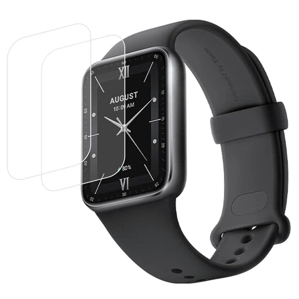 2Pcs For Xiaomi Smart Band 9 Pro Watch Screen Protector Clear TPU Film - 1