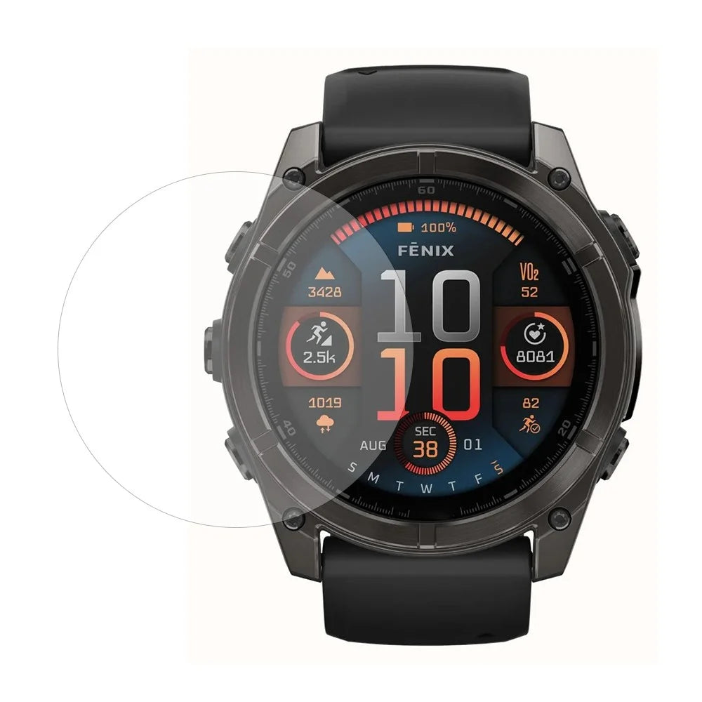 For Garmin Tactix 8 47mm Screen Protector TPU HD Clear Smart Watch Film - 1