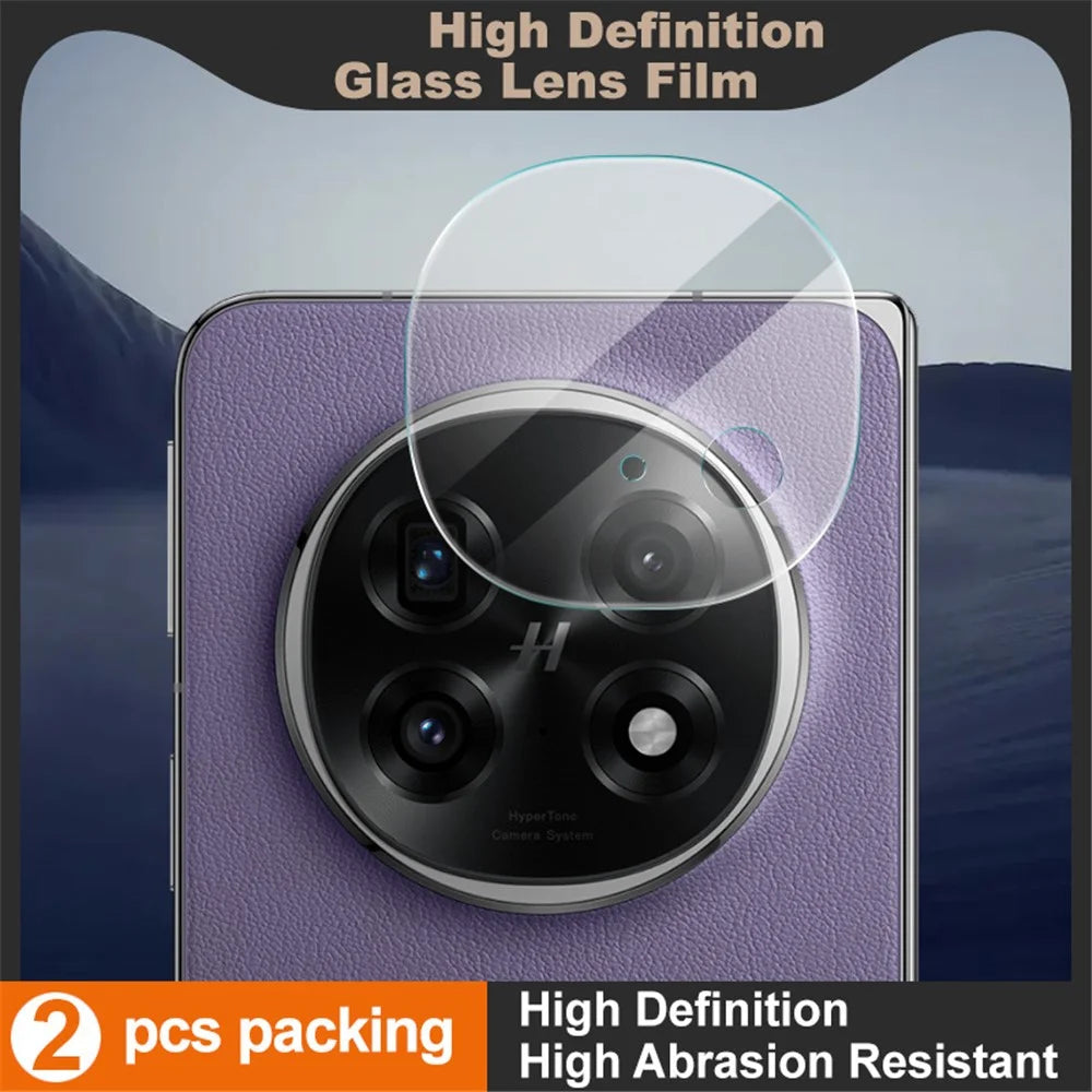 IMAK 2Pcs / Set For Oppo Find N5 5G Camera Lens Protector Ultra Clear Tempered Glass Lens Film - 3