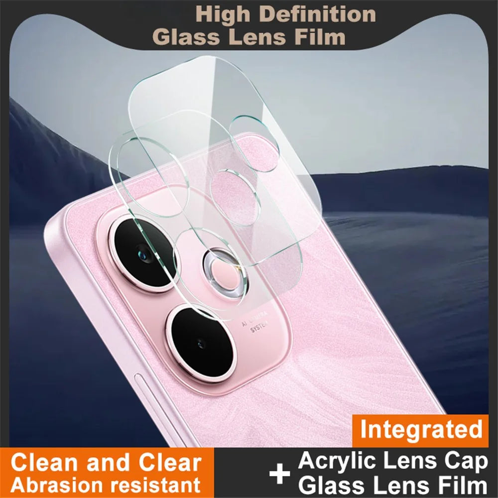 IMAK For Oppo A5 Pro 4G (Global) / 5G (Global) /  A5 Energy 5G (China) Tempered Glass Camera Lens Protector + Acrylic Lens Cap - 2