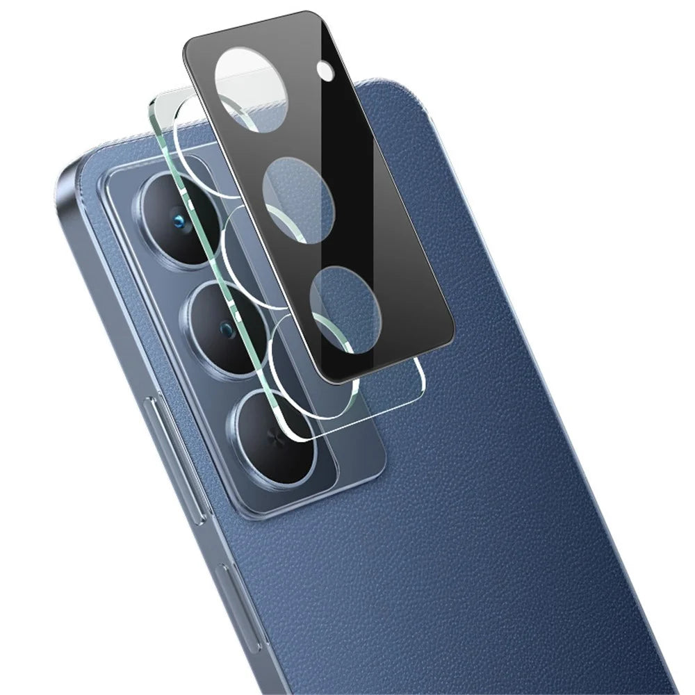 IMAK For Realme P3x 5G Tempered Glass Lens Film + Acrylic Cap (Black Version) - 1