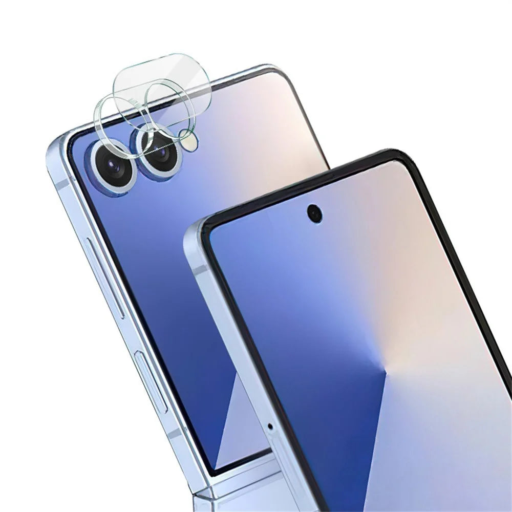 IMAK For Samsung Galaxy Z Flip8 / Z Flip7 5G Tempered Glass Camera Lens Protector + Acrylic Lens Cap - 1