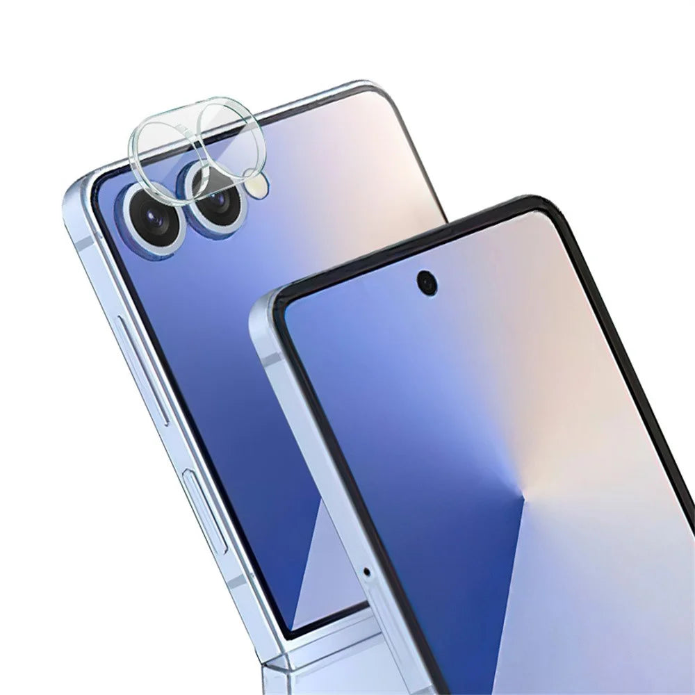 IMAK For Samsung Galaxy Z Flip8 / Z Flip7 5G Tempered Glass Camera Lens Protector + Acrylic Lens Cap - 3