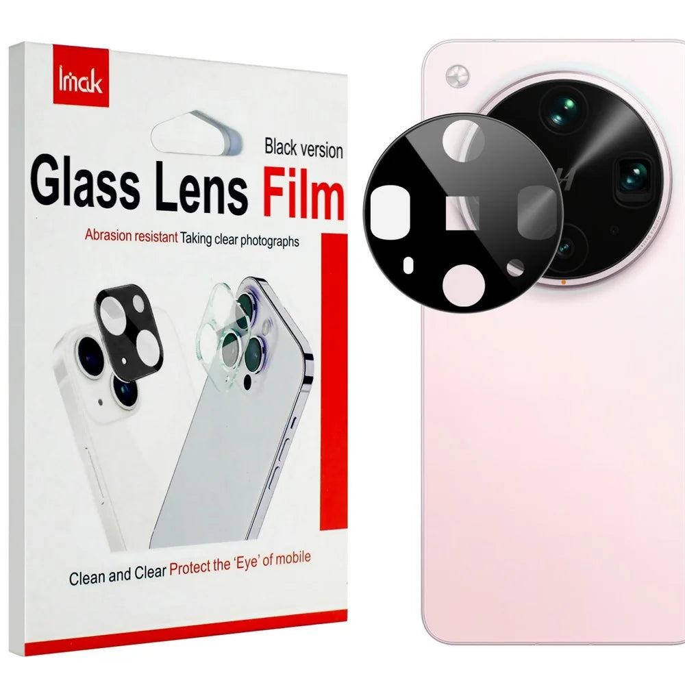 IMAK For Oppo Find X8 Ultra 5G Camera Lens Protector Tempered Glass HD Clear Lens Film (Black Version) - 3