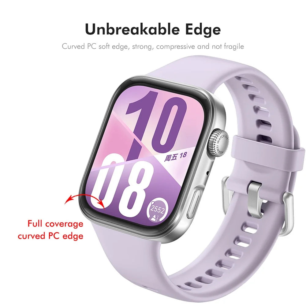 ENKAY HAT PRINCE For Huawei Watch Fit 4 Screen Protector   3D Curved PC + PMMA Ultra Clear Film - Transparent - 4