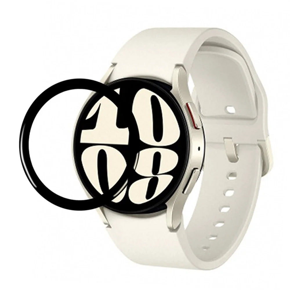For Samsung Galaxy Watch8 40mm Full Screen Protector Black Edge Soft PMMA Smartwatch Screen Film - 1