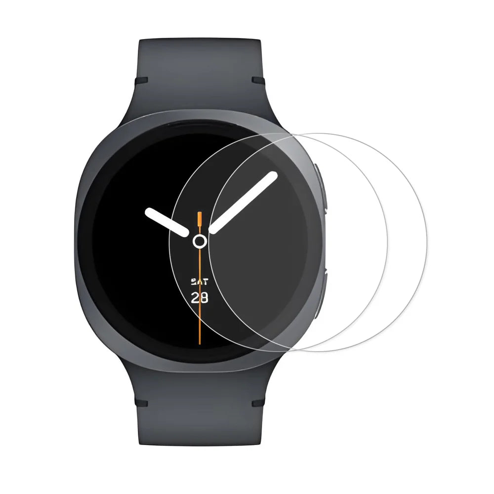 ENKAY HAT PRINCE For Samsung Galaxy Watch8 40mm 2Pcs Screen Protector   9H High Aluminum-Silicon Glass Film - Transparent - 1