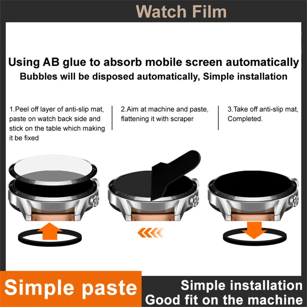IMAK For Haylou Solar Ultra Screen Protector Anti Scratch PMMA Watch Film - 6