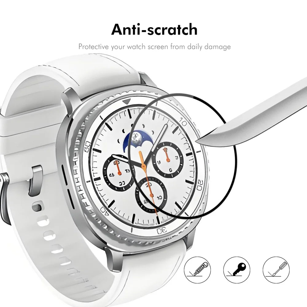ENKAY HAT PRINCE For Samsung Galaxy Watch8 Classic 46mm Screen Protector   3D Curved PC + PMMA Ultra Clear Film - Transparent - 5