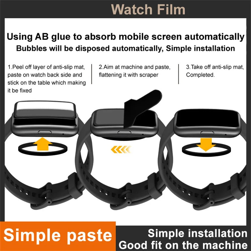 IMAK for Xiaomi Redmi Watch 6 Active Screen Protector Anti Scratch PMMA Watch Film - Transparent - 4