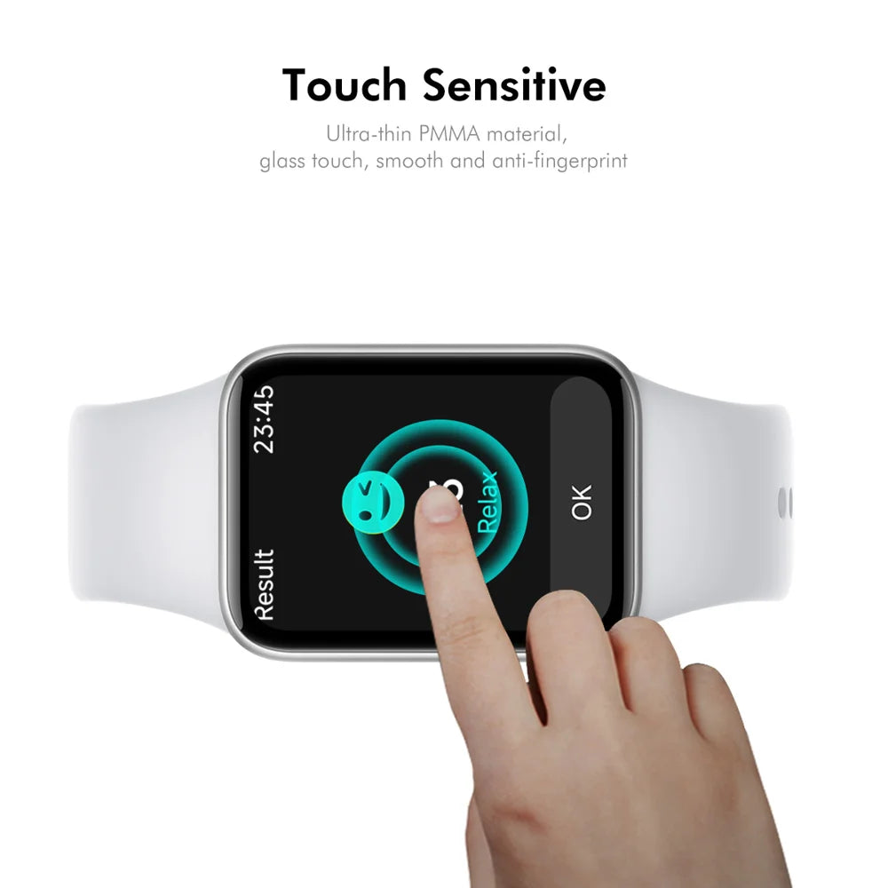 HAT PRINCE for Xiaomi Smart Band 10 Pro 2Pcs Screen Protector ENKAY  3D Curved PC + PMMA Ultra Clear Film - Black - 5