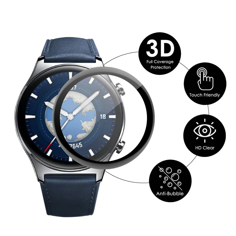 ENKAY HAT PRINCE Screen Protector for Honor Watch GS 3, Touch Sensitive 3D Curved Soft PC Edge + PMMA HD Full Cover Protective Film - 2